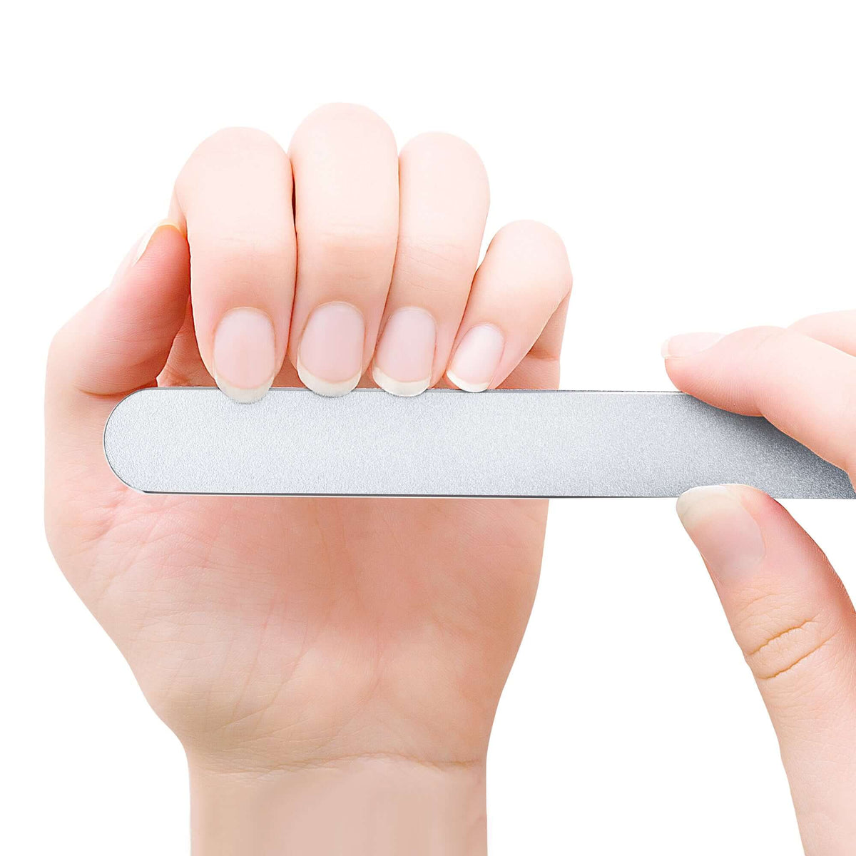 Neail Files File nails back and forth with DIAMANCEL diamond files